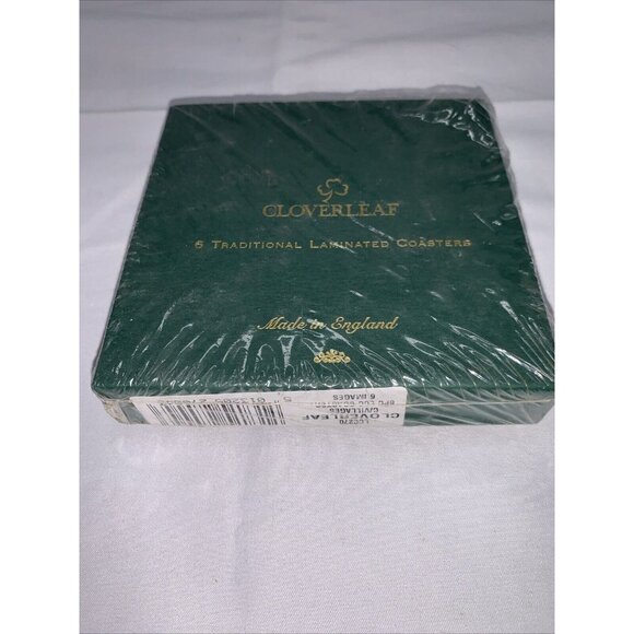 Cloverleaf Traditional Laminated Coasters Set Of 6 British Landmark Designs Cork - Picture 16 of 16